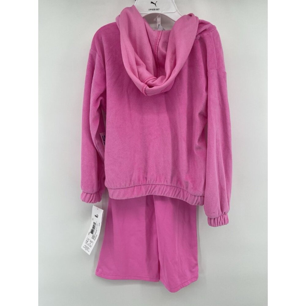 NWT PUMA SIZE 24 MONTHS 2 PIECE‎ TRACK JOGGING SWEAT Pink Black Girls Athletic - Picture 7 of 7